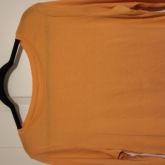 Talbots cotton 3/4 sleeves orange shirt XL - Picture 2 of 4